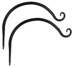 8 Outdoor Plant Hanger Hand Forged Curved Iron Wall Hooks Patio Decor. Fixed Price $16.86.