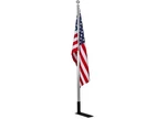 Camco 51600 Telescoping Aluminum Flagpole With Foot & Us - 20 Ft. Height. Fixed Price $205.05.