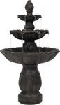 Sunnydaze Classic Tulip 46" Outdoor Water Fountain 3-TIERED. Fixed Price $546.74.