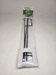 True Living Outdoor Garden 35" Tall Mini Flag Stand Pole Spring Summer Black Nip. Fixed Price $22.49.