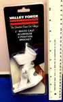 Valley Forge, American Flag, Aluminum Bracket White Powder Coated, 2-POSITION. Fixed Price $13.20.