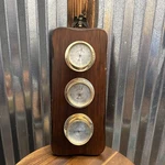 Vintage Eagle Top Vertical Springfield Thermometer Barometer Weather Station. Fixed Price $24.99.