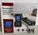 Digital Meat/food Thermometer Brookstone Wireless Remote 130' Range. Fixed Price $13.99.