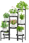 Plant Stand Indoor Outdoor, 8 Tier Corner Metal Flower Display Holder Shelf, .... Fixed Price $40.00.
