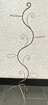 69 Tall Wrought Iron Scroll Plant Stand Garden Patio Decor Holds 4 - Pots. Fixed Price $135.00.