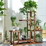 Wood/ Bamboo/metal Shelf Flower Pot Plant Stand Rack Garden Indoor Outdoor Patio. Fixed Price $35.91.