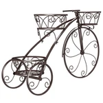 Tricycle Plant Stand Flower Pot Cart Holder With 3 Hollowed Baskets-black. Fixed Price $153.47.