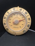 Springfield Outdoor Analog Thermometer Yellow Round Plastic 10 Smooth Finish. Fixed Price $11.66.