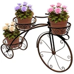 Tricycle Plant Stand - Flower Pot Cart Holder, Ideal For Home, Garden, Patio. Fixed Price $52.99.
