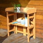 Folding Utility Table Potting Bench Indoor/outdoor Garden Galvanized Top. Fixed Price $143.95.