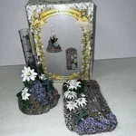 Nature Garden Decor Thermometer & Rain Gauge Set Dragonfly. Fixed Price $13.99.