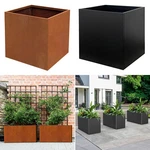 Metal Box Large Outdoor Planters Heavy-duty For Porch Yard Deck. Fixed Price $98.00.