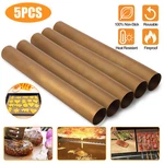 5PC Copper Grill Mats Baking Non-stick Bbq Pad Reusable Cooking Oven Sheet Liner. Fixed Price $7.58.