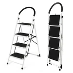 Costway 4 Step Ladder Folding Stool 330LBS Capacity Industrial Lightweight. Fixed Price $69.99.