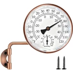 4 Inch Brass Outdoor Thermometer, Swivel Wall-mount Temperature Gauge Waterpr.... Fixed Price $43.27.