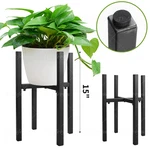 Heavy Duty Stand Indoor Outdoor Corner Adjustable Large Planter Holder. Fixed Price $12.95.