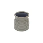 Cheungs Gray Curved Ceramic Planter. Fixed Price $25.63.