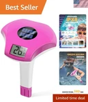 Floating Solar Pool Thermometer - 10 Second Precision & Uv Resistant Design. Fixed Price $38.99.