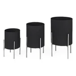 Mercana Claypoole Black Plant Stands (set Of 3). Fixed Price $459.99.