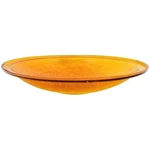 Achla 14" Crackle Glass Bowl, Mandarin CGB-14M. Fixed Price $84.99.