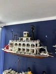Lego Icons River Steamboat Wall Mount. Fixed Price $34.99.