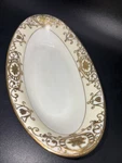 Antique Noritake Christmas Ball #16034/175 Relish Dish 8 1/2 Green Mark. Fixed Price $27.99.