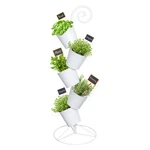 Hanging Flower Pot Tiered Stand, Metal Outdoor Stacking Planter. Fixed Price $60.99.