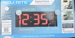 Acurite Led Clock Extra-large Size Indoor Temperature 9 Ft Power Cord 14.5. Fixed Price $62.99.