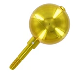 3-INCH Gold Anodized Aluminum Ball Topper For Flag Pole With 1/2" Thread. Fixed Price $20.47.