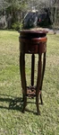37 X 12 Oriental Rosewood Carved Plant Stand Vintage. Fixed Price $600.00.