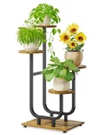 Idavosic.ly 4 Plant Stand Indoor, Corner Tiered Multiple Flower Holder S.... Fixed Price $57.21.