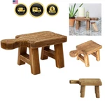 Small Wood Pedestal With Handle. Fixed Price $64.99.