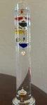 11" Tall Galileo Thermometer. Fixed Price $19.99.