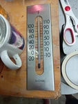 Vintage 204-1523 La Crosse 9" Indoor/outdoor Mercury Free Thermometer. Fixed Price $13.50.