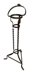 Plant Stand Twisted Iron Cigarette Rustic 32" Vintage Antique Copper Tone. Fixed Price $96.25.