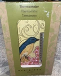 New Decorative Ceramic Hummingbird Thermometer Evergreen Garden 8.75. Fixed Price $30.29.