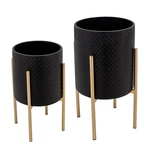 Decorative Flower Pots With Metal Stand For Home Modern Planters. Fixed Price $116.99.