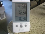 Oregon Scientific THT312 Wireless Thermometer Digital Alarm Clock W/ Manual. Fixed Price $19.99.