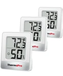 Pcs Thermopro TP49-W-3 Digital Room Thermometer Indoor Hygrometer Mini. Fixed Price $20.84.