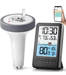 Heyaxa Wireless Wifi Pool Thermometer With 4" Digital Lcd Display App Control. Fixed Price $40.00.