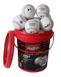 Rawlings Official T-balls Tvb YOUTH/6U Bucket 12 Count Sponge. Fixed Price $64.65.