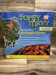 Original Topsy Turvy Upside Down Hot Pepper Planters As Seen On Tv, New. Fixed Price $21.99.
