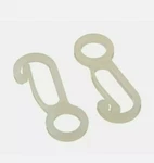 FC2 SET/2 White Nylon Flag Snap Clips Prevents Clanging Pole New. Fixed Price $6.99.