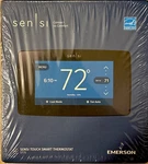 New Emerson Sensi ST75 Smart Thermostat Wifi Color Touch Screen Black Alexa W!. Fixed Price $74.99.