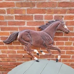 Vintage 1964 Whitehall Horse Wall Plaque 20X30 Metal Western Decor Relief. Fixed Price $100.00.