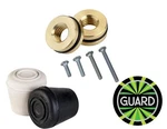 Dsi Color Guard Flag Pole Weight Anchors Black Rubber Cap Bundle With Free Decal. Fixed Price $23.95.