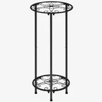 Plant Stand Indoor Outdoor, Metal Rustproof Flower Shelf Tier 23.9 Inch, Tall. Fixed Price $24.95.