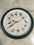 Vintage Mark Feldstein Original Singing Bird Clock 25 Year Quartz Green 14. Fixed Price $24.99.