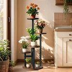 Unho Multi-tier Flower Plant Stand Industrial Metal Garden Pots Rack. Fixed Price $32.92.