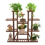 Outdoor Indoor Metal Wooden Stand Planter Flower Pot Garden Shelf Shelving. Fixed Price $46.90.